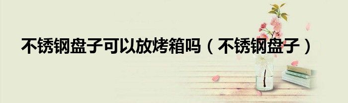 不锈钢盘子可以放烤箱吗（不锈钢盘子）