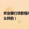 农业银行贷款程序有哪些步骤（中国农业银行贷款流程是怎么样的）