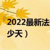 2022最新法定产假（2022年国家规定产假多少天）