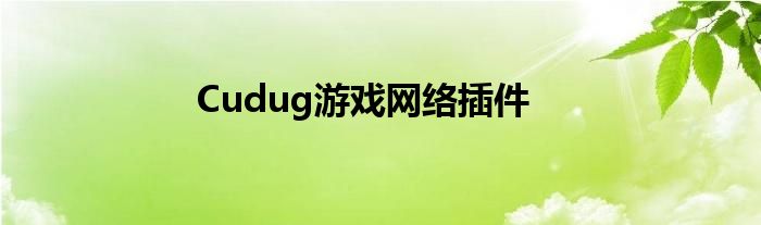 Cudug游戏网络插件