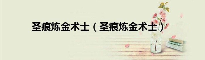圣痕炼金术士（圣痕炼金术士）