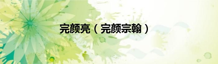 完颜亮（完颜宗翰）
