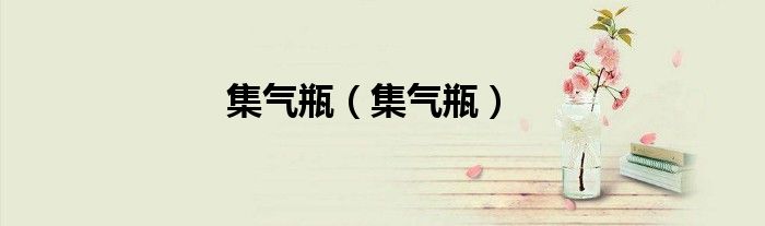 集气瓶（集气瓶）