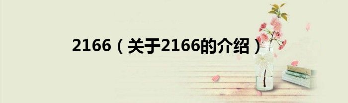 2166（关于2166的介绍）