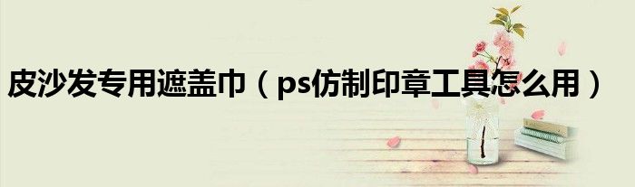 皮沙发专用遮盖巾（ps仿制印章工具怎么用）