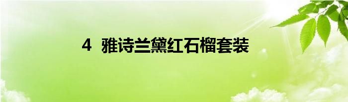 4  雅诗兰黛红石榴套装