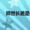 猝然长逝是什么意思（猝然长逝的解释）