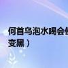 何首乌泡水喝会使白发变黑吗（何首乌泡水喝会不会使白发变黑）