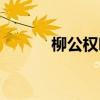 柳公权哪个朝代（柳公权介绍）