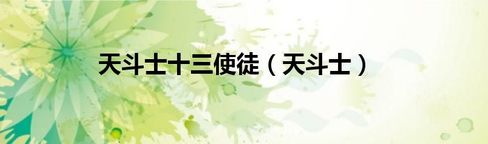 天斗士十三使徒（天斗士）