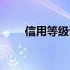 信用等级证书（银行信用等级证书）