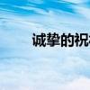 诚挚的祝福还是真挚的祝福（诚挚）
