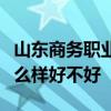 山东商务职业学院排名多少在山东排第几位怎么样好不好