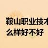 鞍山职业技术学院排名多少在辽宁排第几位怎么样好不好