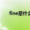 fine是什么意思（name是什么意思）