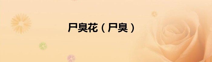 尸臭花（尸臭）