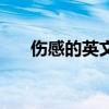 伤感的英文个性签名（个性签名英文）