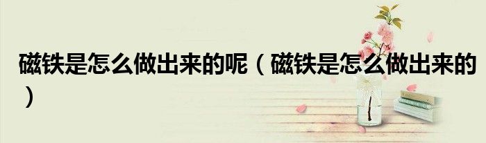 磁铁是怎么做出来的呢（磁铁是怎么做出来的）
