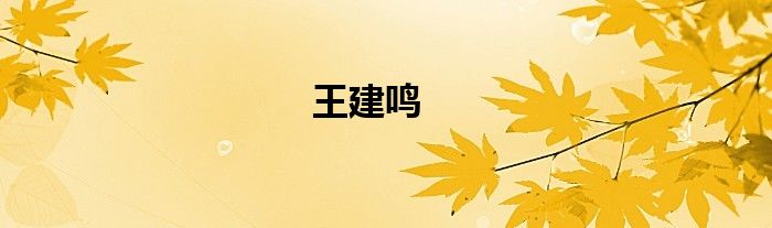 王建鸣