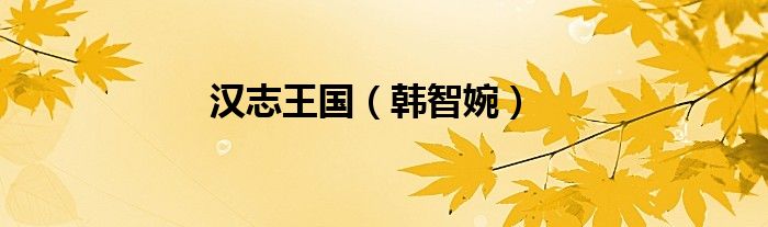 汉志王国（韩智婉）