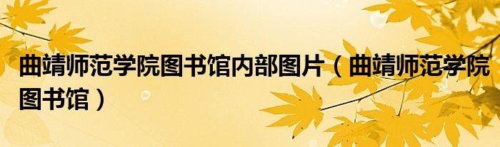 曲靖师范学院图书馆内部图片（曲靖师范学院图书馆）