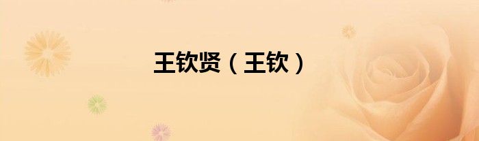王钦贤（王钦）