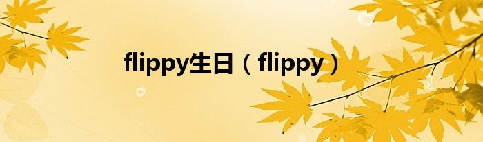 flippy生日（flippy）