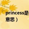 princess是什么意思英语（princess是什么意思）
