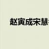 赵寅成宋慧乔绯闻（宋慧乔赵寅成恋爱）