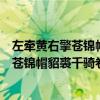 左牵黄右擎苍锦帽貂裘千骑卷平冈的修辞手法（左牵黄右擎苍锦帽貂裘千骑卷平冈）