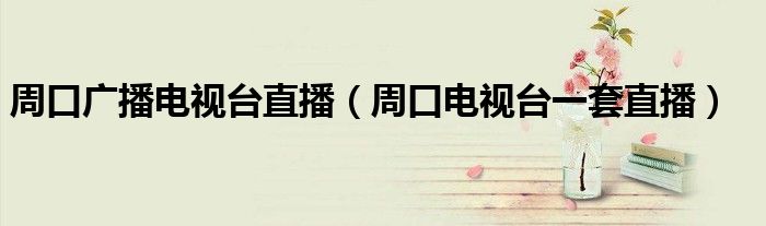 周口广播电视台直播（周口电视台一套直播）