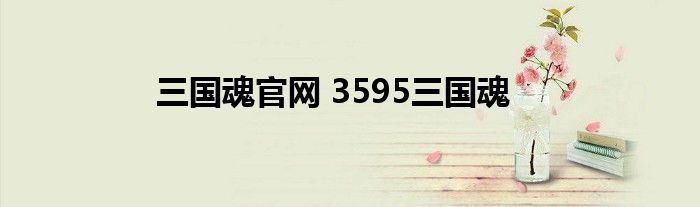 三国魂官网 3595三国魂