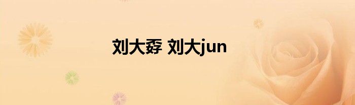 刘大孬 刘大jun