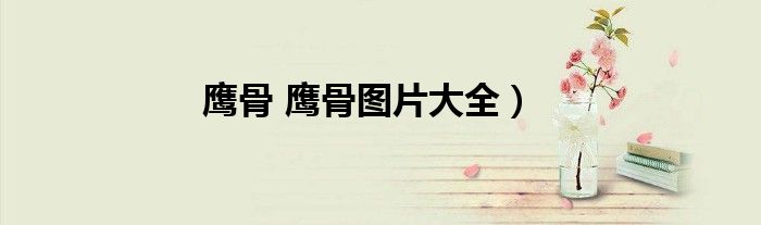 鹰骨 鹰骨图片大全）