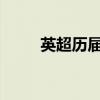 英超历届金靴（英超历届金靴进球