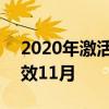 2020年激活码刚出（2020年激活码刚出 有效11月