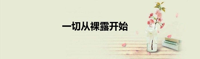 一切从裸露开始