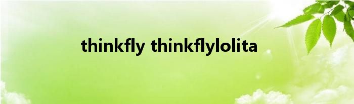 thinkfly thinkflylolita