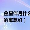 金星伴月什么浪漫的寓意（金星伴月什么浪漫的寓意好）