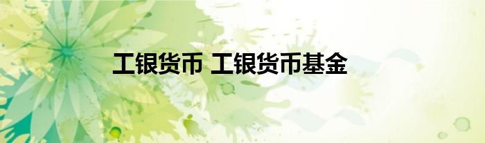 工银货币 工银货币基金