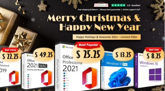Godeal24仅需25.25美元购买Office2021Pro Windows11起13.25美元