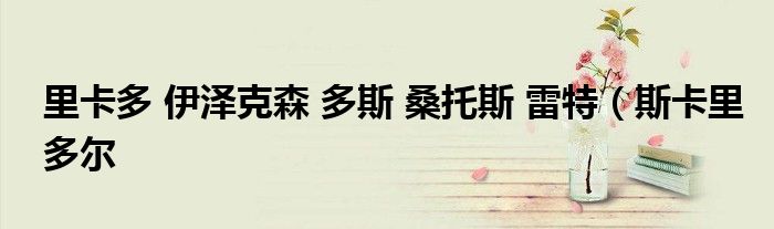 里卡多 伊泽克森 多斯 桑托斯 雷特（斯卡里多尔