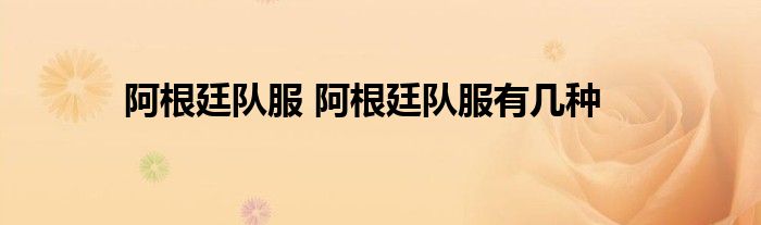 阿根廷队服 阿根廷队服有几种