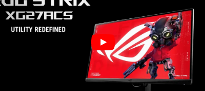 华硕发布了ROGStrixXG27ACS这是一款27英寸游戏显示器
