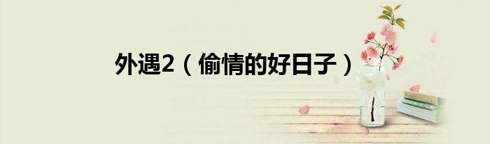 外遇2（偷情的好日子）
