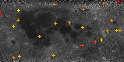 月球地貌表明月球上最近的地质活动