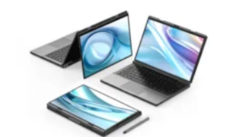 GPD DUO 双屏笔记本电脑官方产品页面显示支持 100W 快速充电等