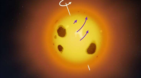 天文学家发现恒星 V889 武仙座的自转存在异常