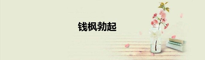 钱枫勃起